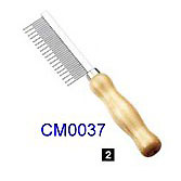 Calabash-Style Beechwood Handled Comb  - CM0037